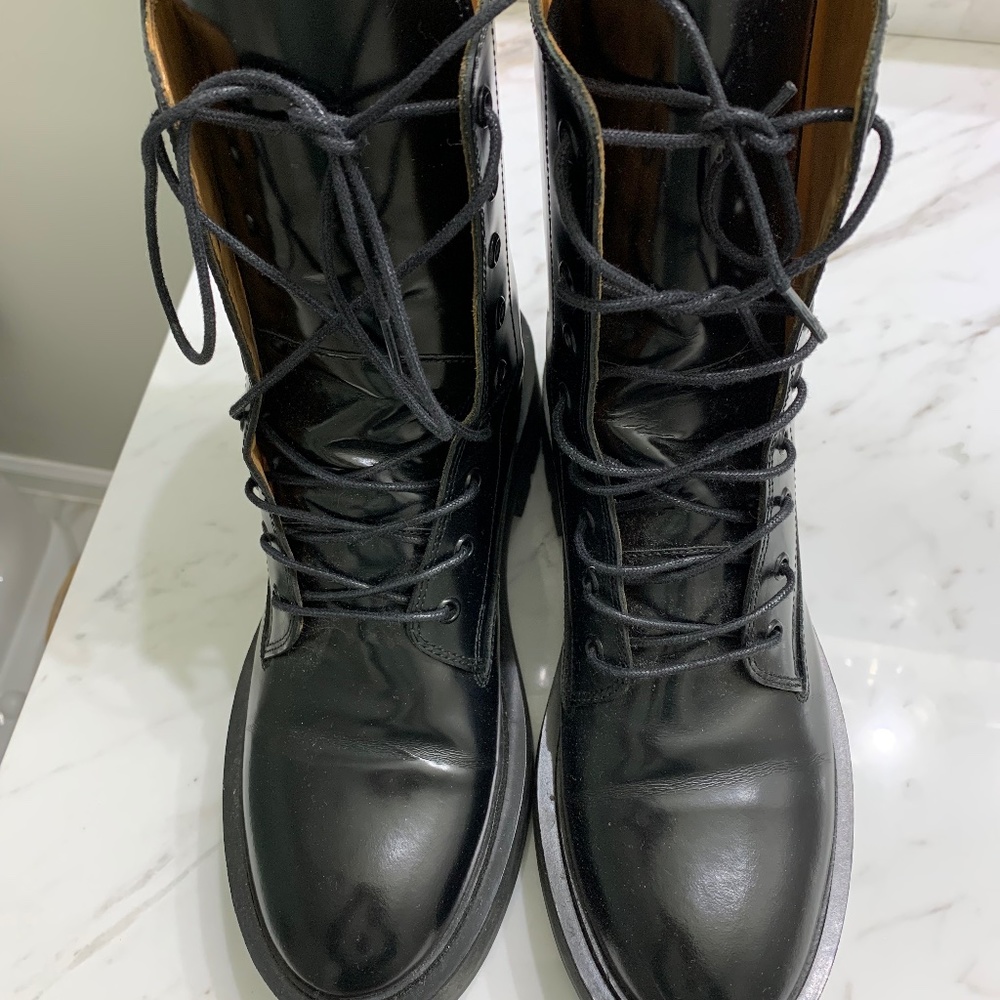 & Other Stories  Chunky Leather Boots- Price is Firm